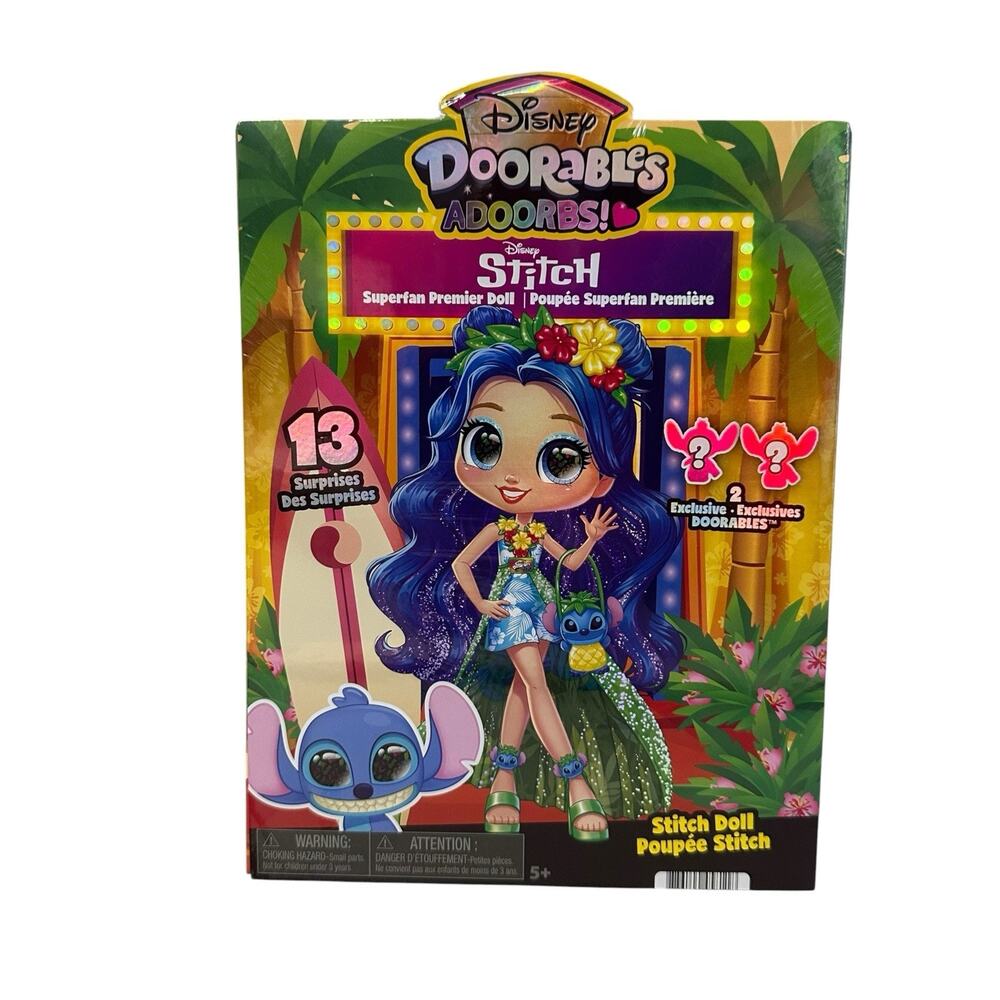 Disney Doorables ADOORBS Deluxe Stitch Superfan Premier Coco Doll Figures New